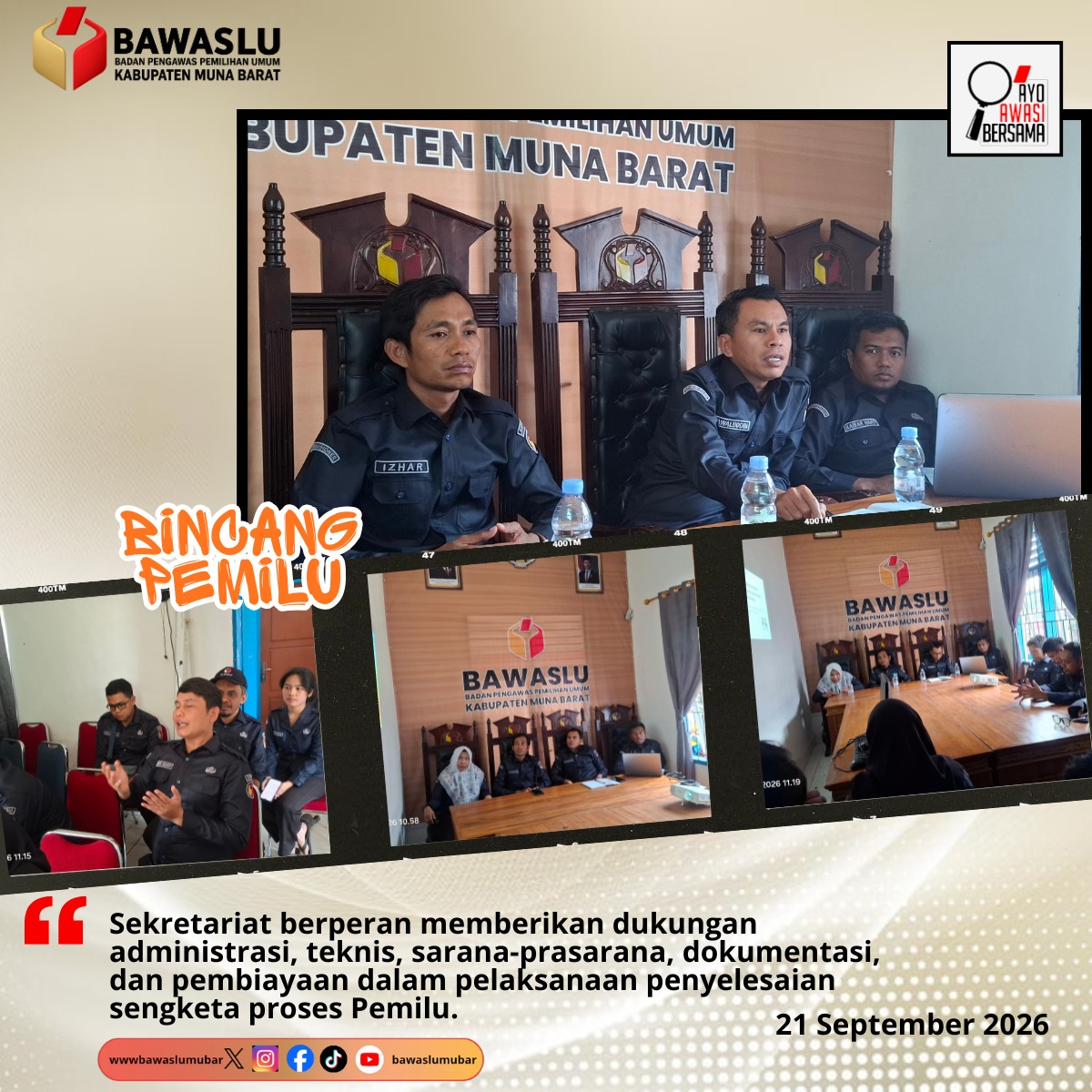 bincang pemilu 21 sept 2026